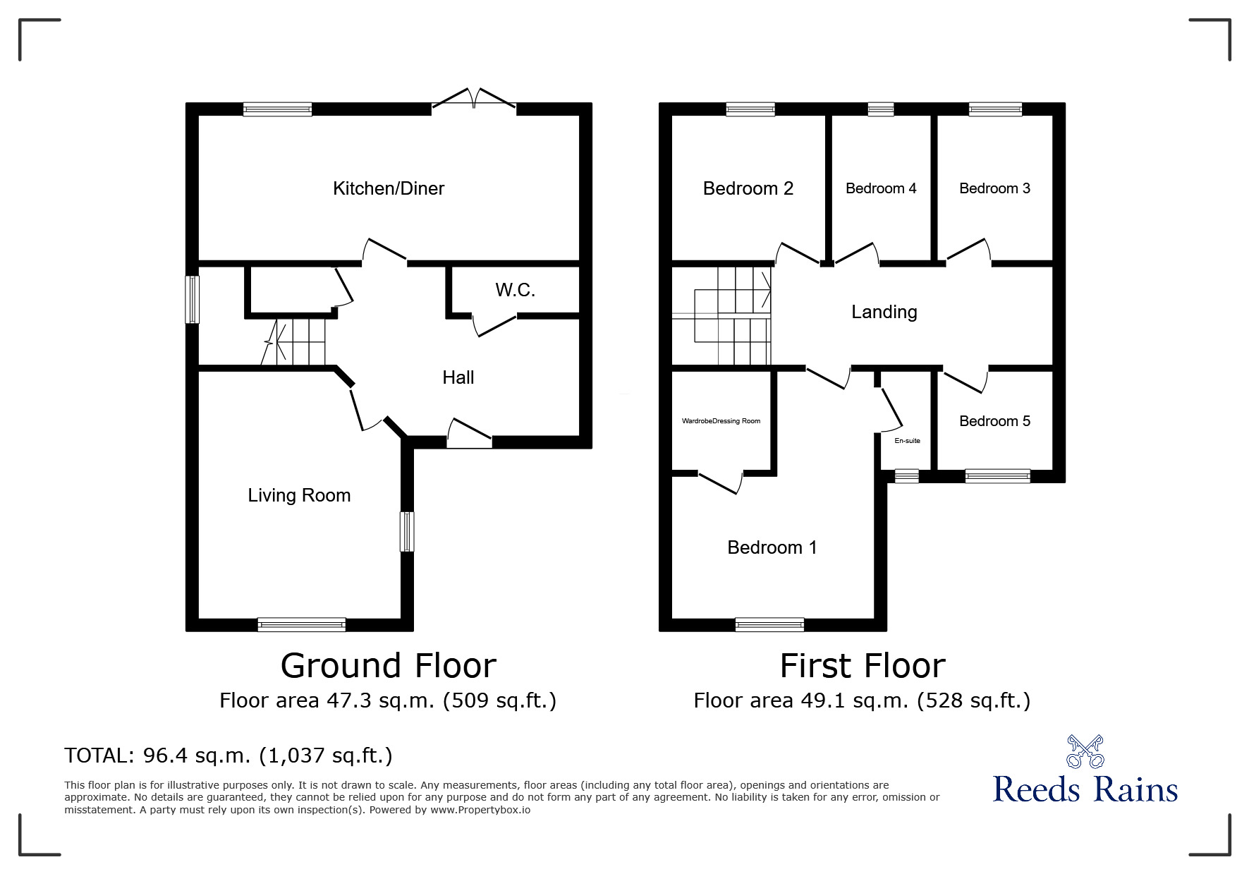 Floorplan of 4 bedroom Detached House to rent, Sylvester Drive, St Helens, Merseyside, WA9