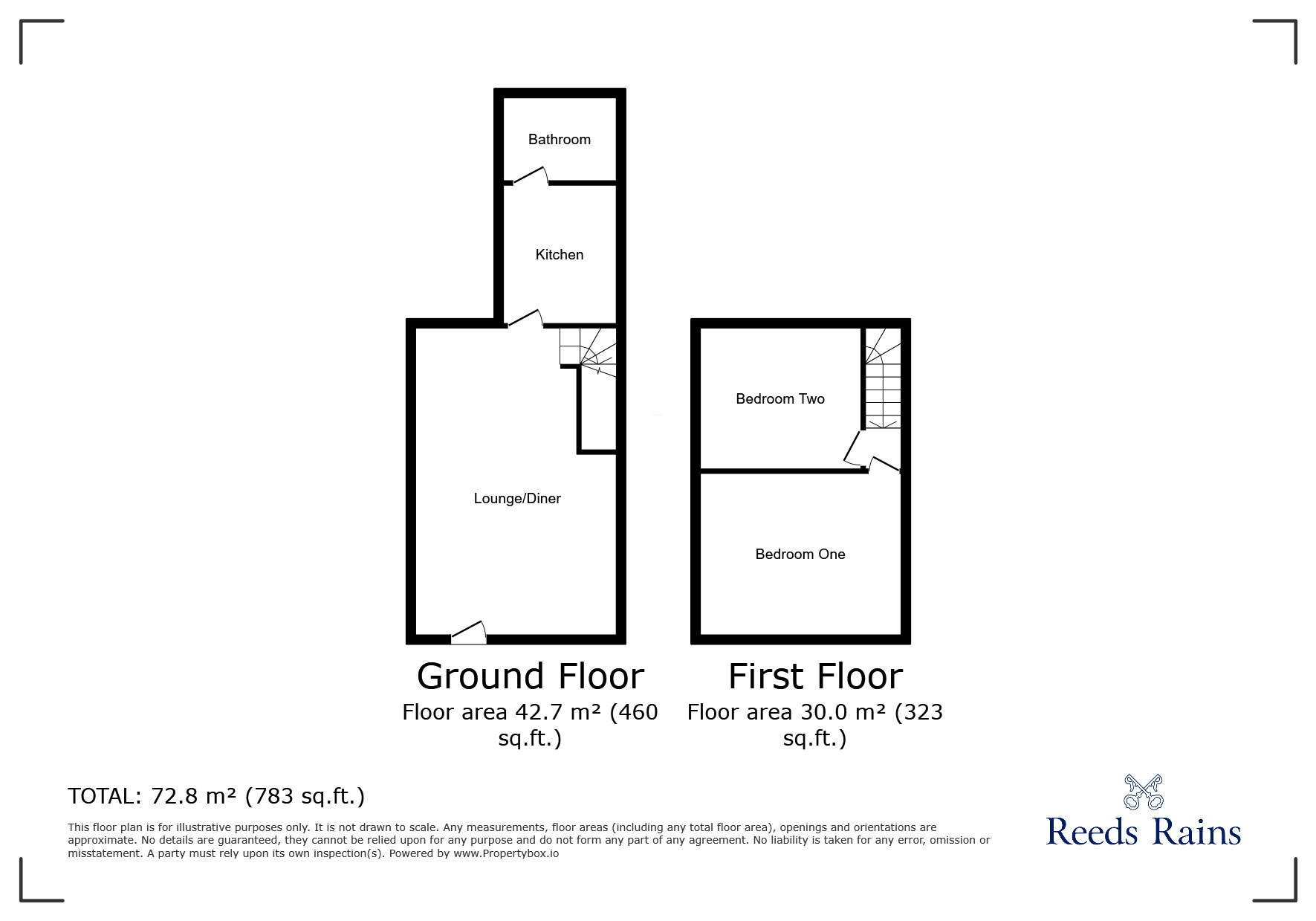 Floorplan of 2 bedroom Mid Terrace House to rent, Manville Street, St. Helens, Merseyside, WA9