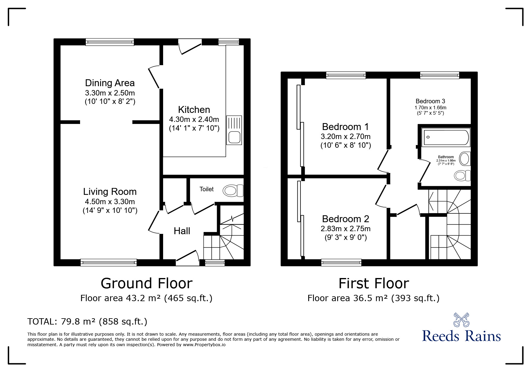 Floorplan of 3 bedroom Semi Detached House for sale, Ledger Road, Haydock, Merseyside, WA11