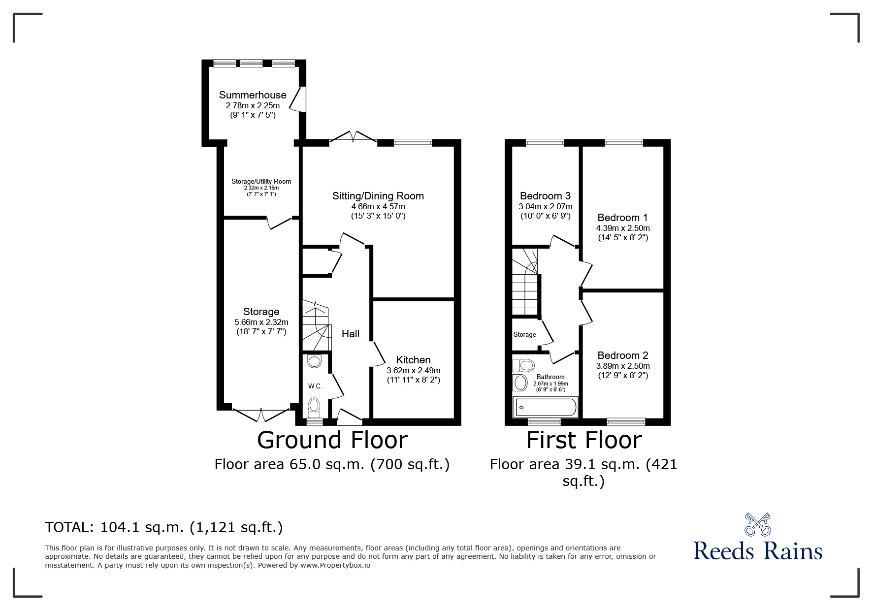 Floorplan of 3 bedroom End Terrace House for sale, Liberty Place, St. Helens, Merseyside, WA10