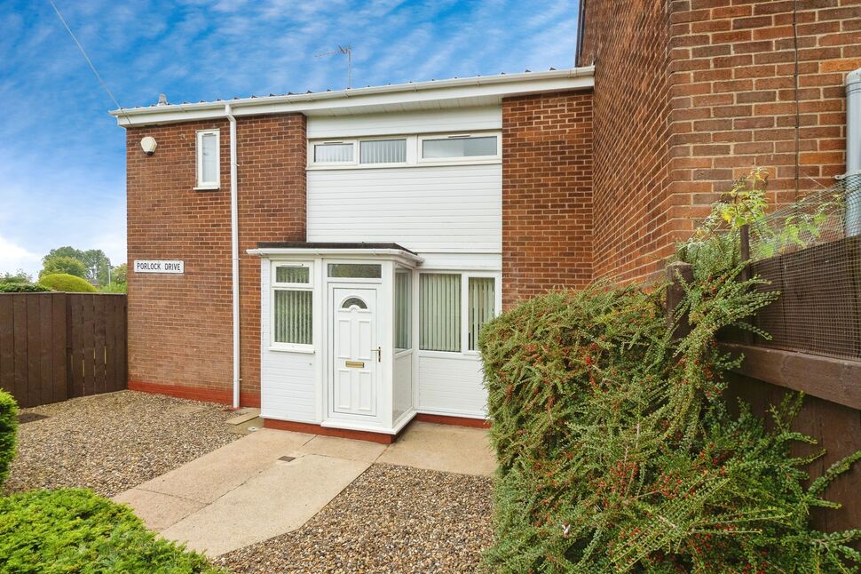 Main image of 2 bedroom End Terrace House for sale, Porlock Drive, Bransholme, East Yorkshire, HU7