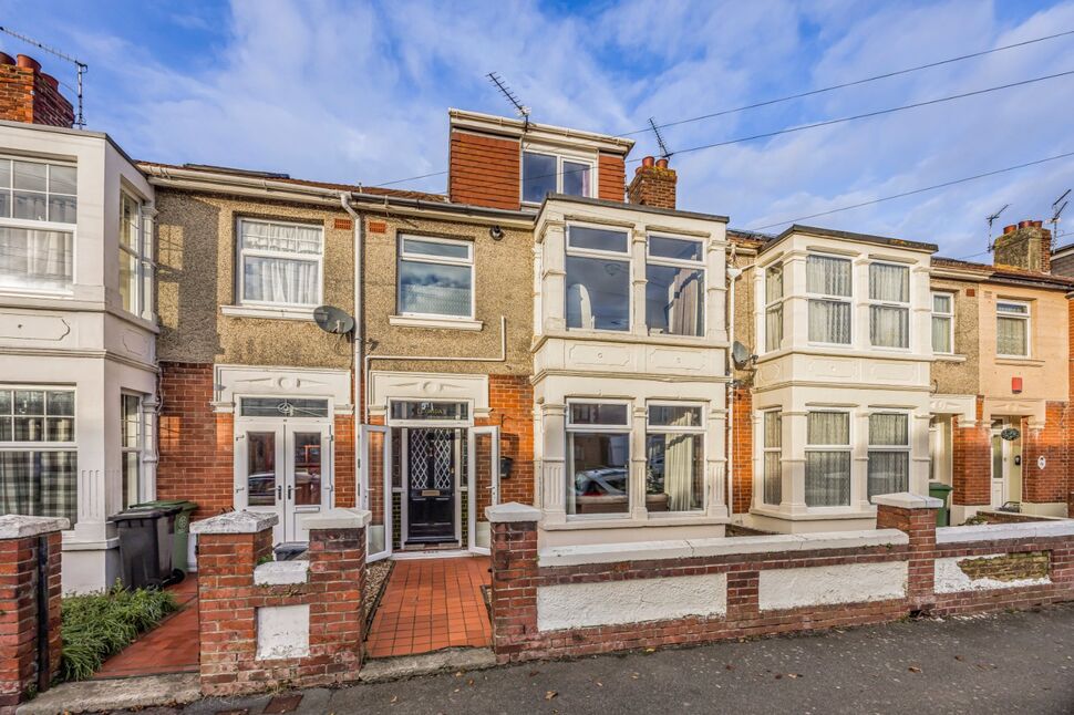 Main image of 4 bedroom Mid Terrace House for sale, Hartley Road, Portsmouth, Hampshire, PO2