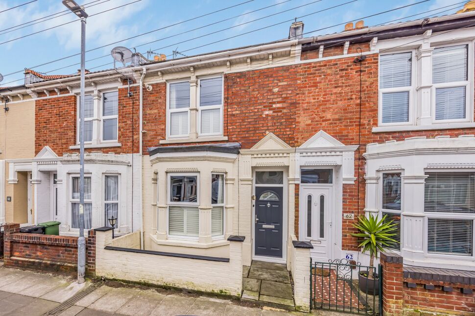 Main image of 2 bedroom Mid Terrace House for sale, Kingsley Road, Southsea, Hampshire, PO4