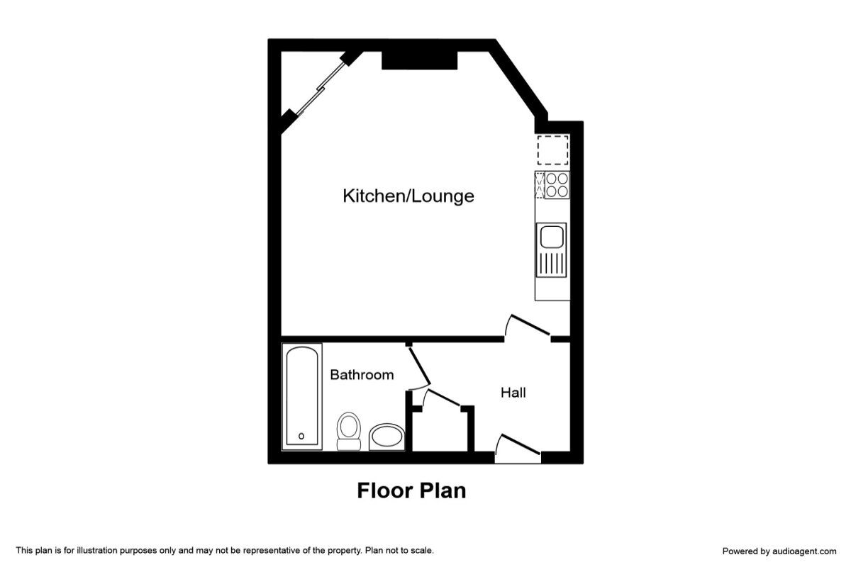 Floorplan of  Flat to rent, Blue, Media City Uk, Salford, M50