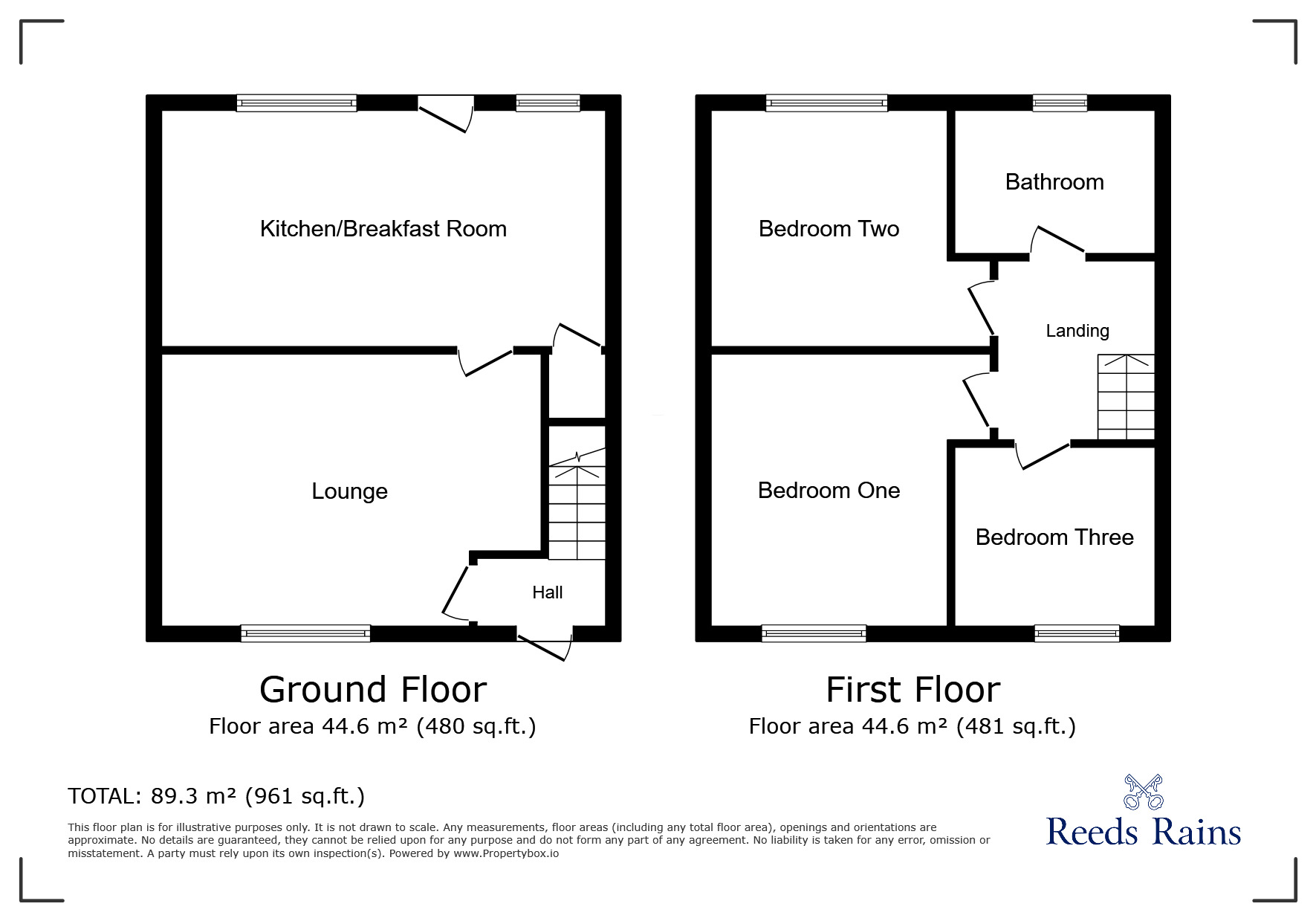 Floorplan of 3 bedroom Semi Detached House to rent, Wolsingham Terrace, Stanley, County Durham, DH9