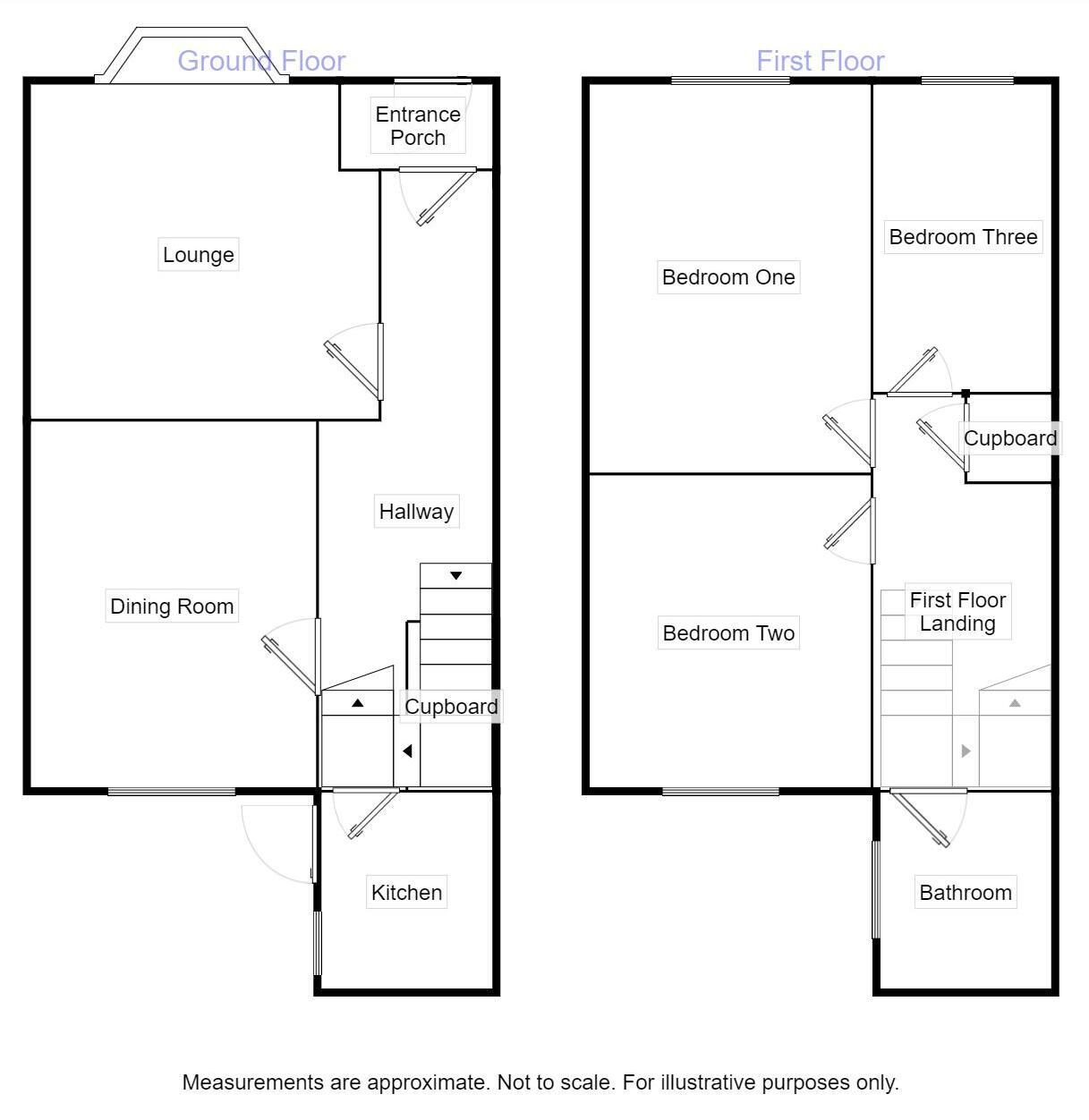 Floorplan of 3 bedroom Mid Terrace House for sale, Station Road, Stanley, Durham, DH9