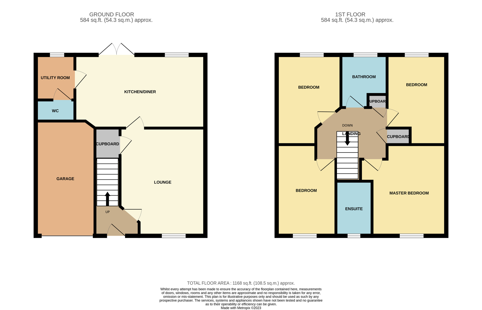 Floorplan of 4 bedroom Detached House for sale, Hills Drive, Jubilee Gardens, Norton, Durham, TS20