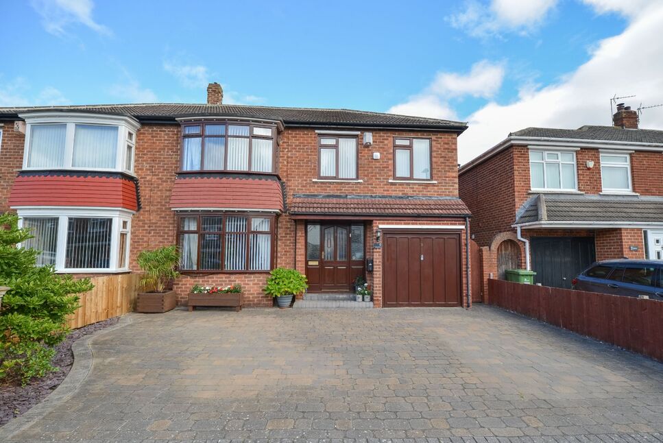 Main image of 4 bedroom Semi Detached House for sale, Bedale Grove, Stockton-on-Tees, Durham, TS19