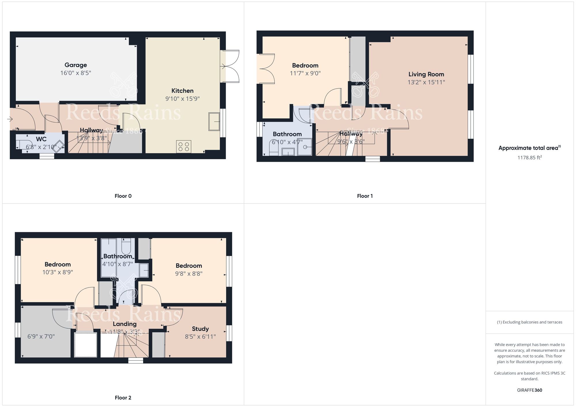 Floorplan of 5 bedroom End Terrace House for sale, Nightingale Drive, Stockton-on-tees, TS19