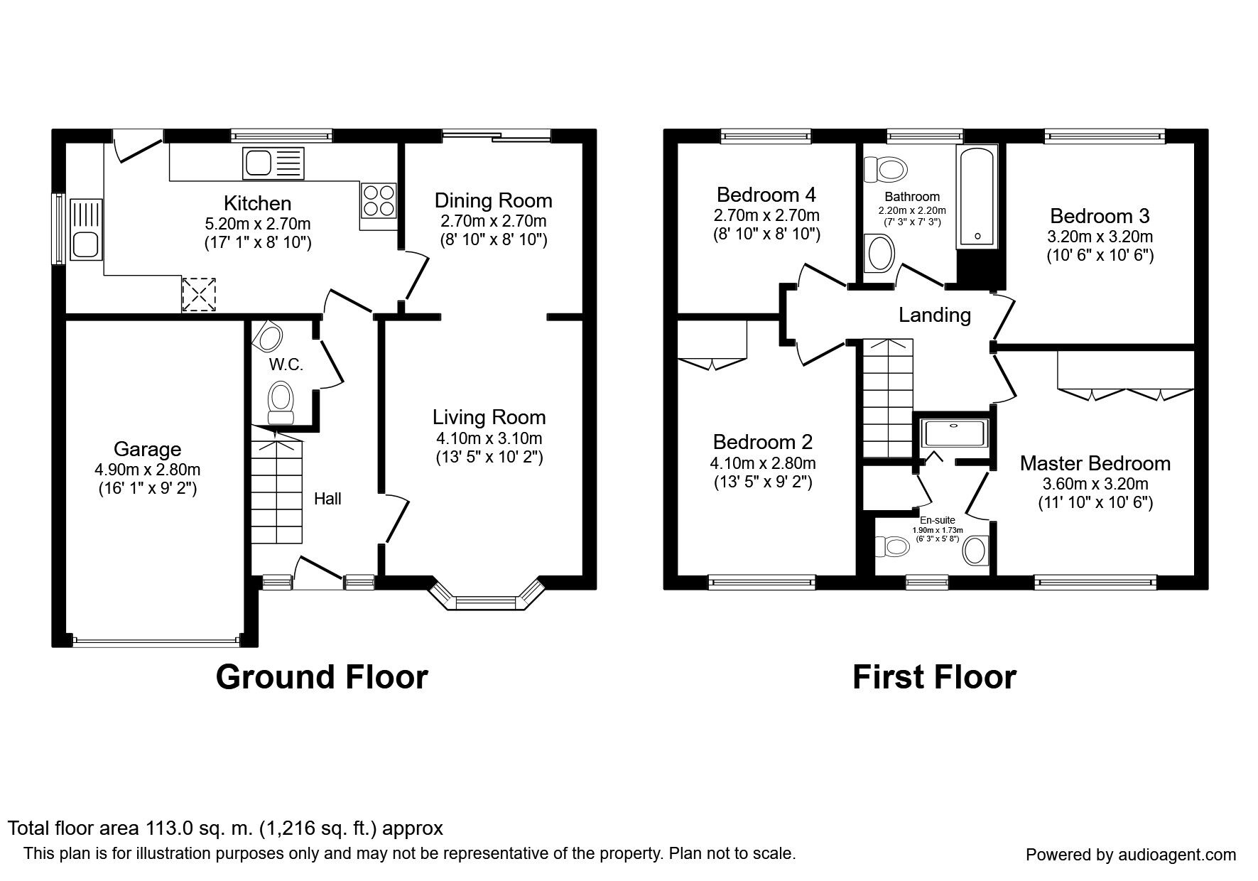 Floorplan of 4 bedroom Detached House to rent, Western Gales Way, Normanton, West Yorkshire, WF6