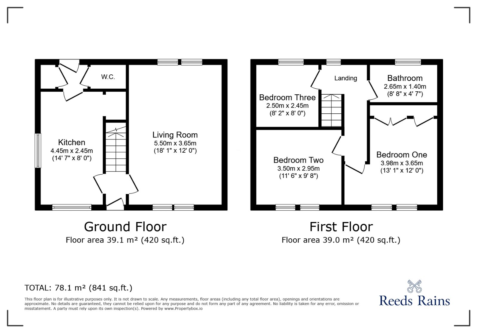 Floorplan of 3 bedroom Semi Detached House for sale, Chantry Road, Wakefield, West Yorkshire, WF2