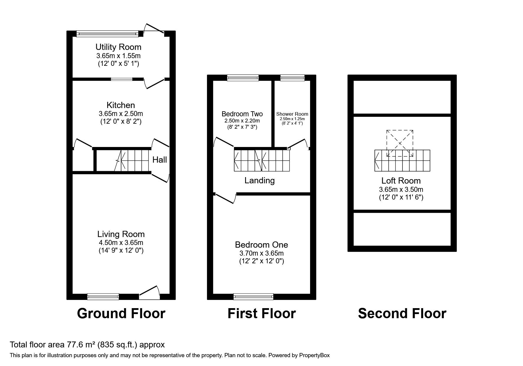 Floorplan of 2 bedroom End Terrace House to rent, West Street, Wakefield, West Yorkshire, WF2