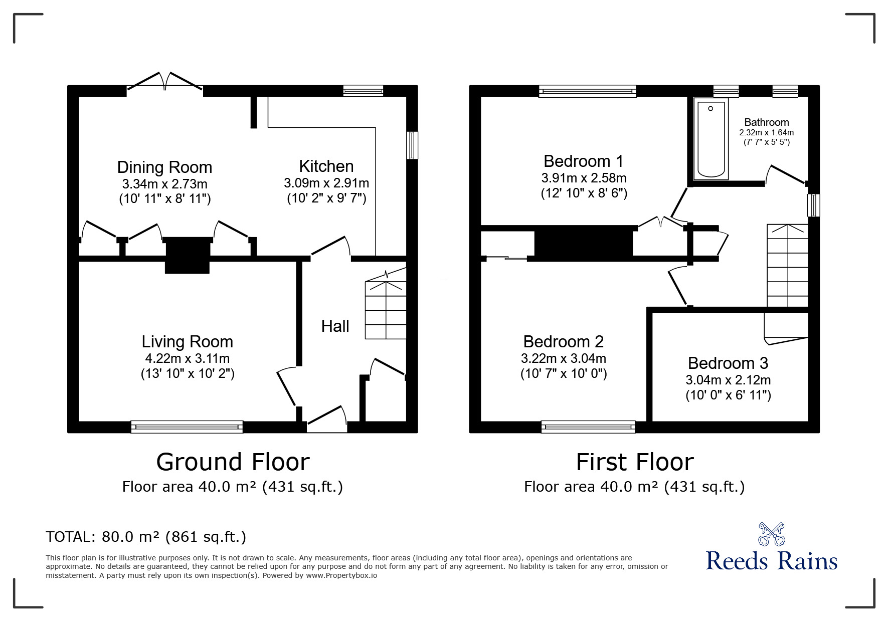 Floorplan of 3 bedroom Semi Detached House for sale, Dumbrees Road, Liverpool, Merseyside, L12