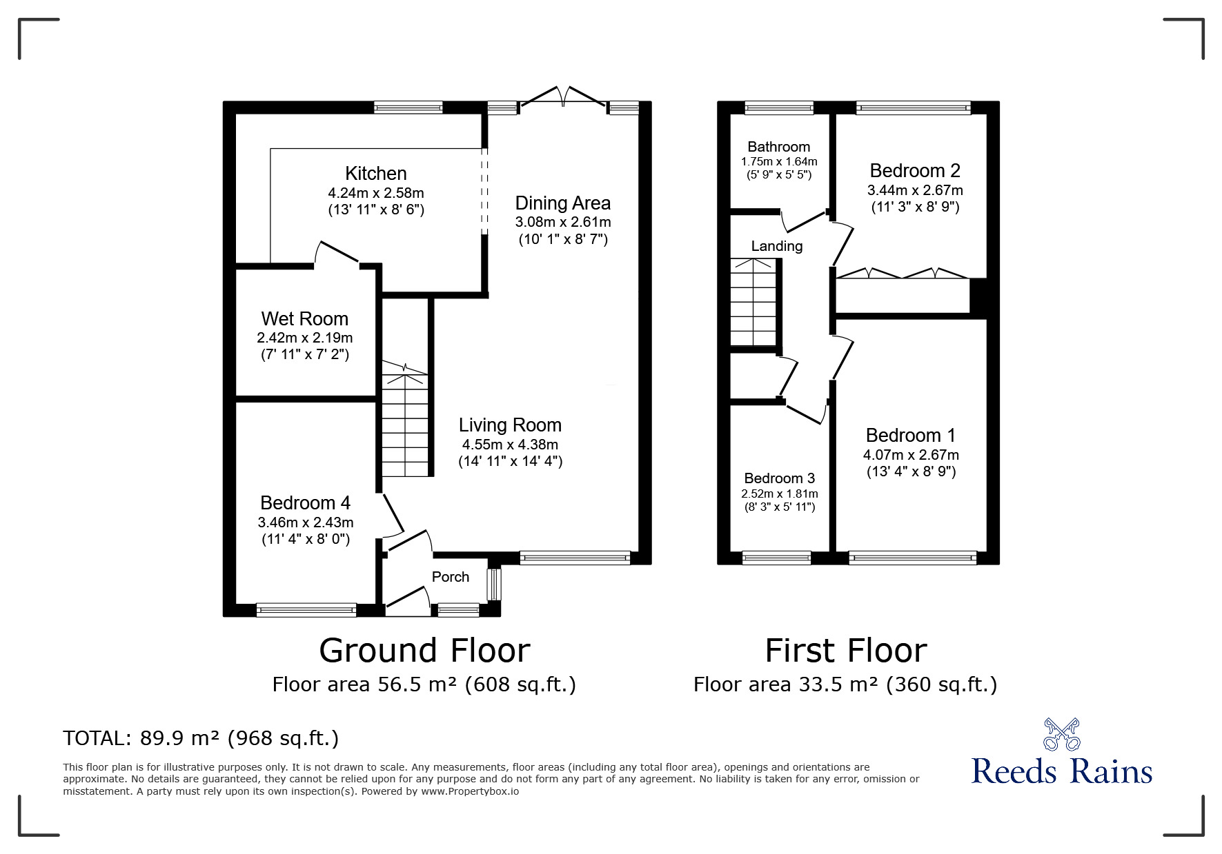 Floorplan of 4 bedroom Semi Detached House for sale, Keybank Road, Liverpool, Merseyside, L12