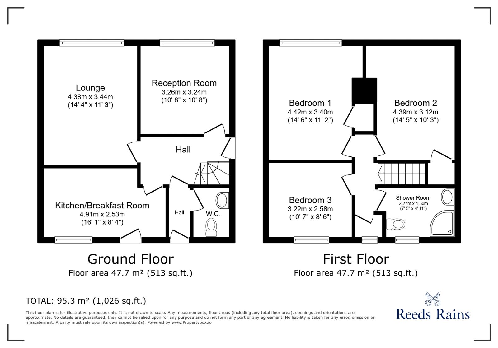 Floorplan of 3 bedroom Semi Detached House for sale, Wapshare Road, Liverpool, Merseyside, L11