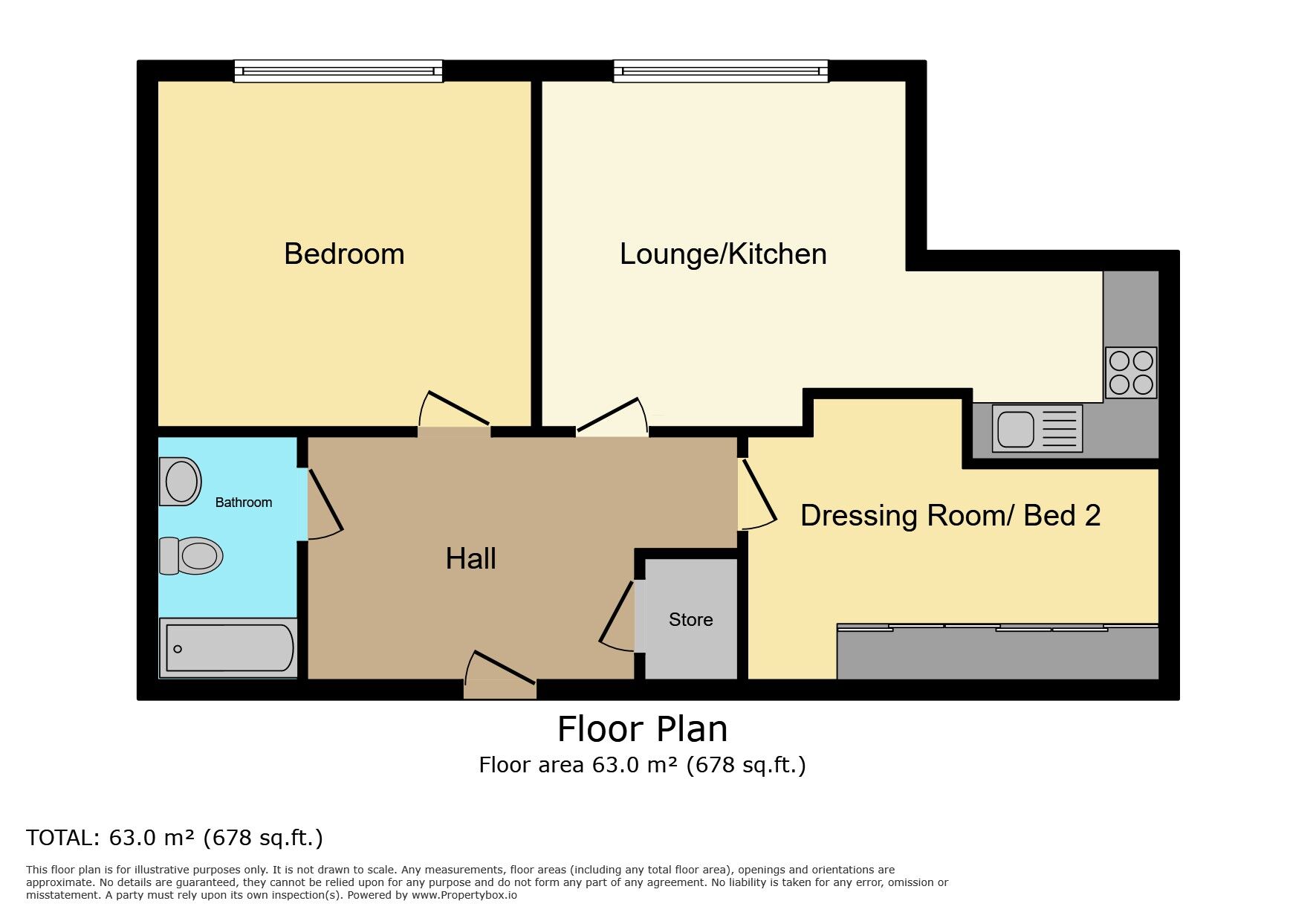 Floorplan of 2 bedroom  Flat to rent, Macclesfield Road, Wilmslow, Cheshire, SK9