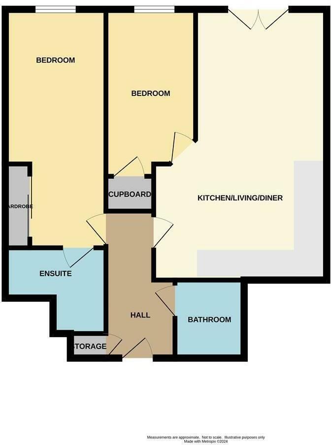 Floorplan of 2 bedroom  Flat to rent, George Street, Alderley Edge, Cheshire, SK9