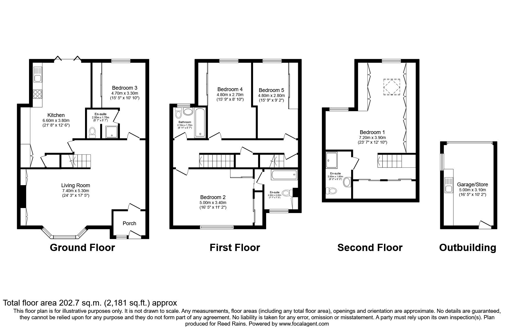 Floorplan of 5 bedroom Semi Detached House to rent, Wingfield Avenue, Wilmslow, Cheshire, SK9