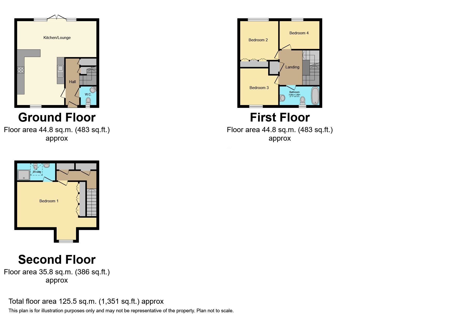 Floorplan of 4 bedroom Semi Detached House for sale, Derry Lane, Woodford, Stockport, SK7