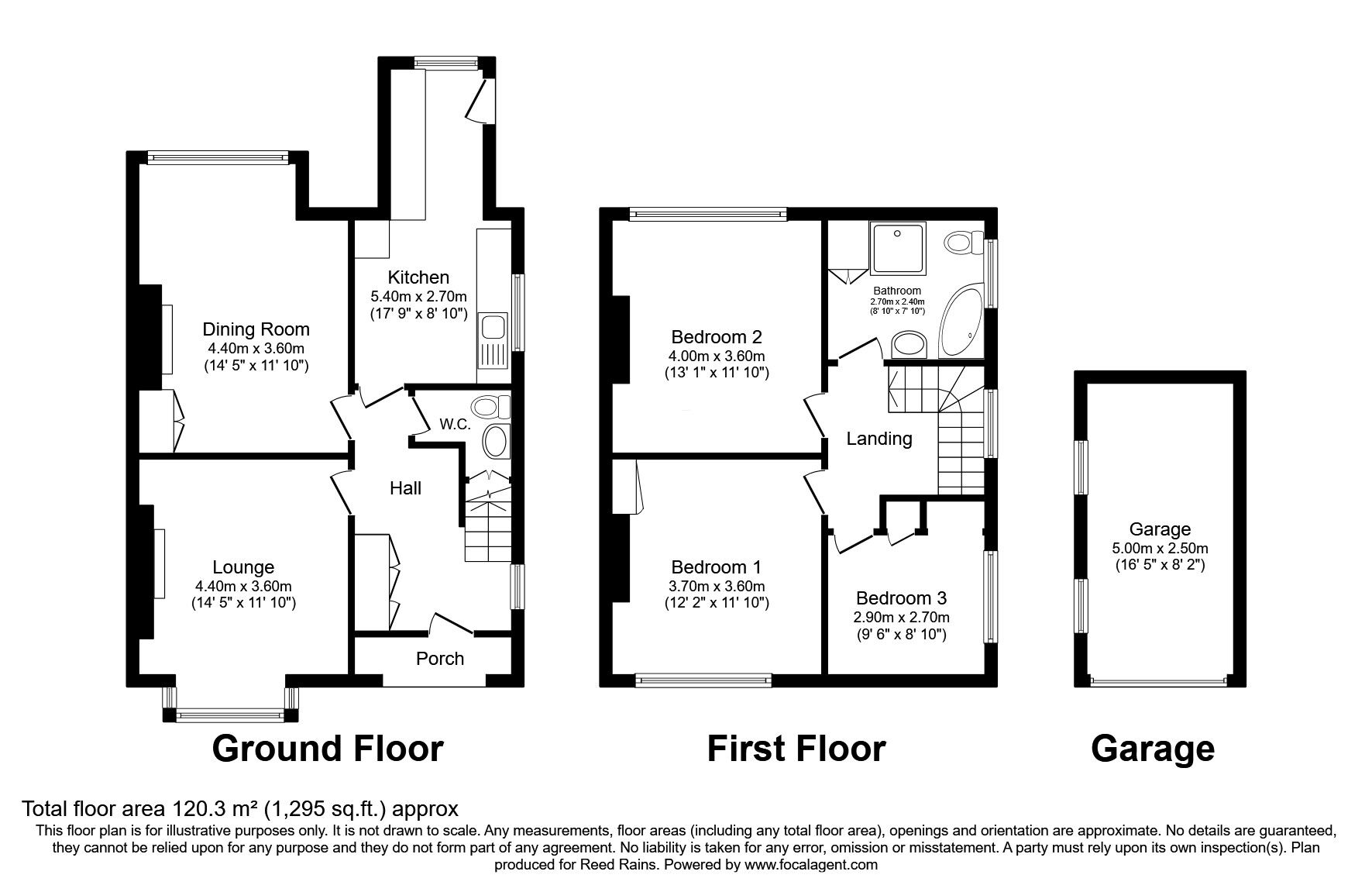 Floorplan of 3 bedroom Semi Detached House for sale, Hawthorn Street, Wilmslow, Cheshire, SK9