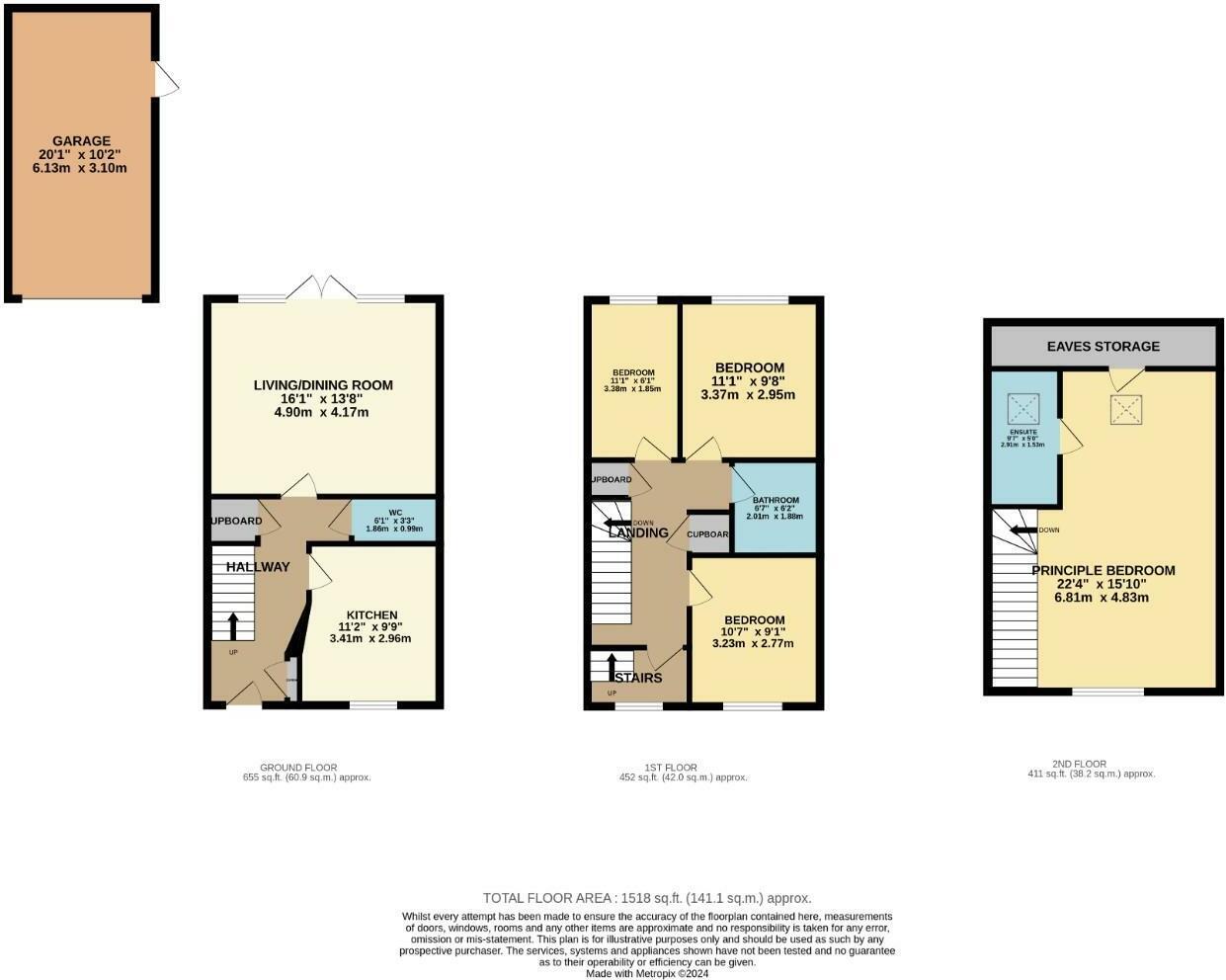 Floorplan of 4 bedroom Semi Detached House for sale, Grimshaw Close, Wilmslow, Cheshire, SK9