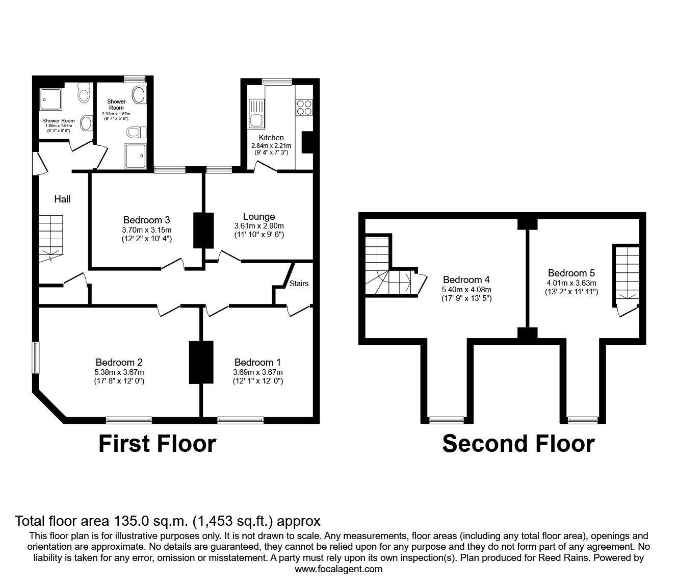 Floorplan of 1 bedroom End Terrace Room to rent, Abbeydale Road, Sheffield, South Yorkshire, S7