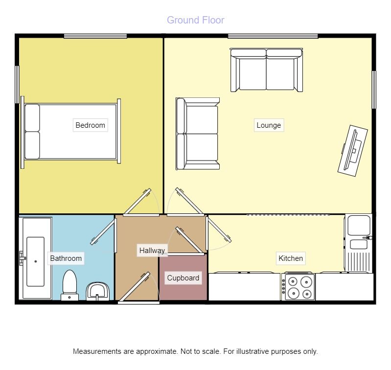 Floorplan of 1 bedroom  Flat for sale, Goldstar Way, Birmingham, West Midlands, B33