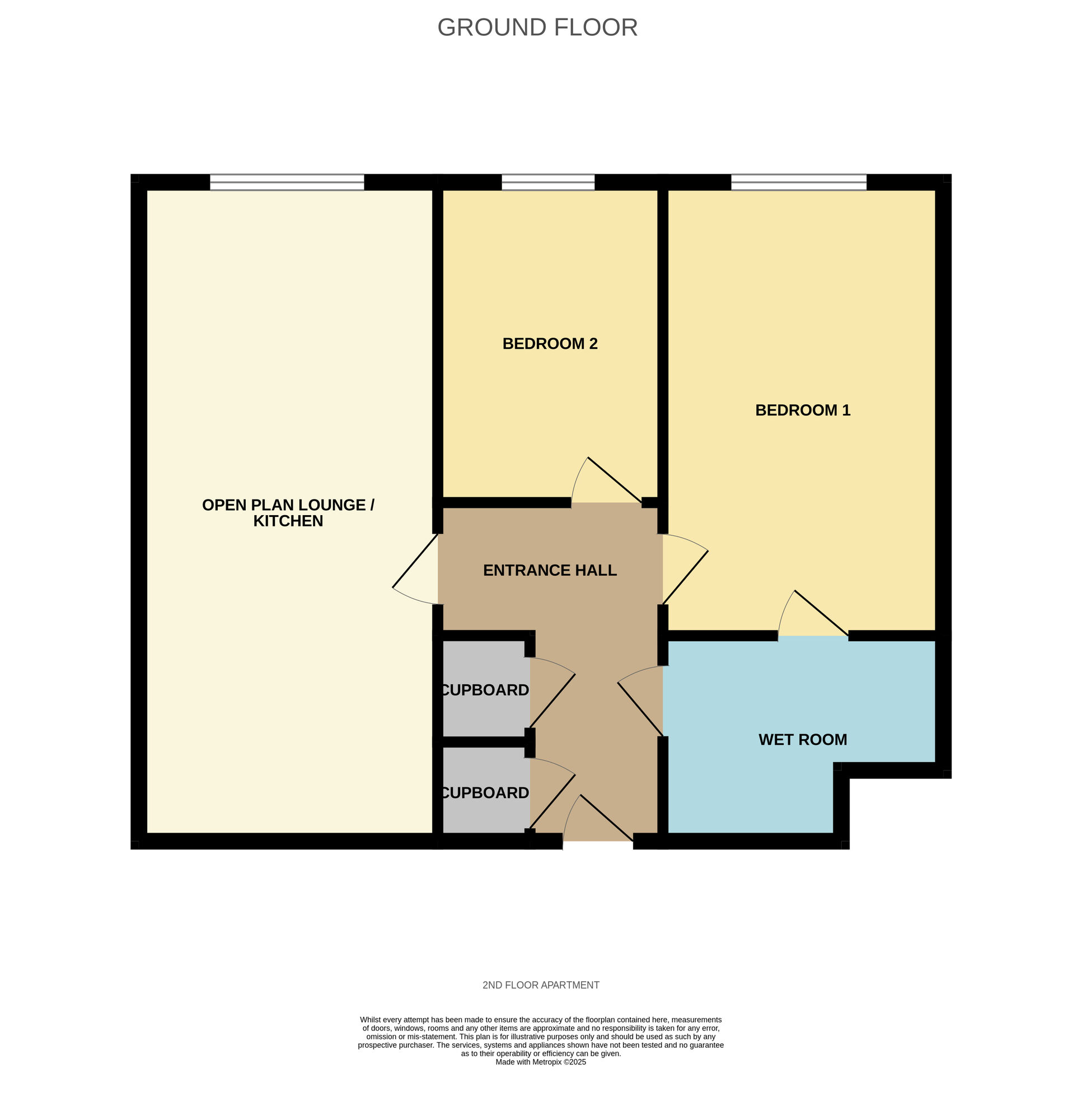 Floorplan of 2 bedroom  Flat for sale, Sheldon Heath Road, Birmingham, B26