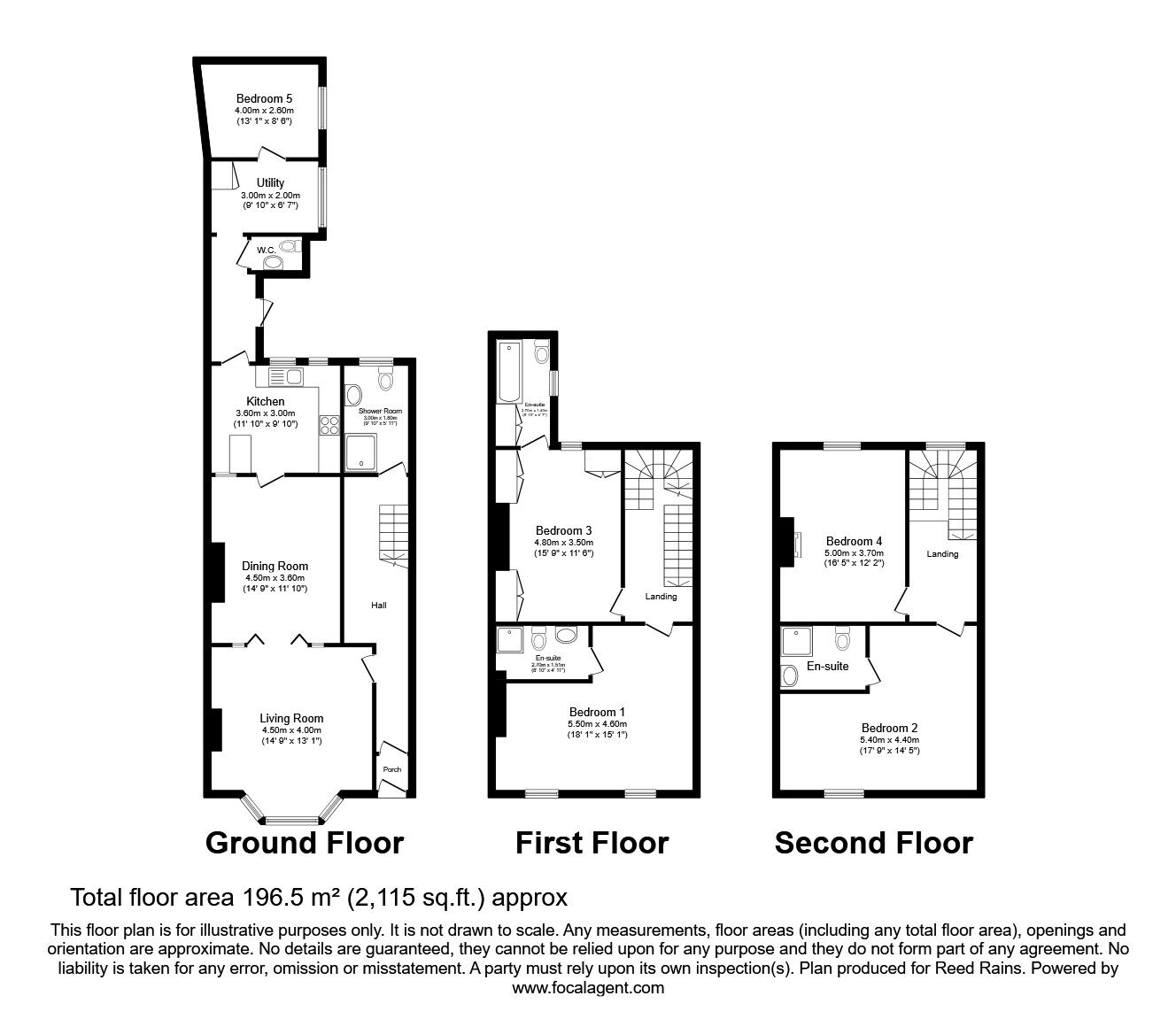 Floorplan of 5 bedroom Semi Detached House for sale, Lawrence Street, York, North Yorkshire, YO10