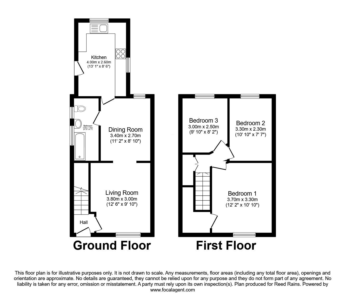 Floorplan of 3 bedroom Mid Terrace House for sale, St. Philips Grove, York, North Yorkshire, YO30