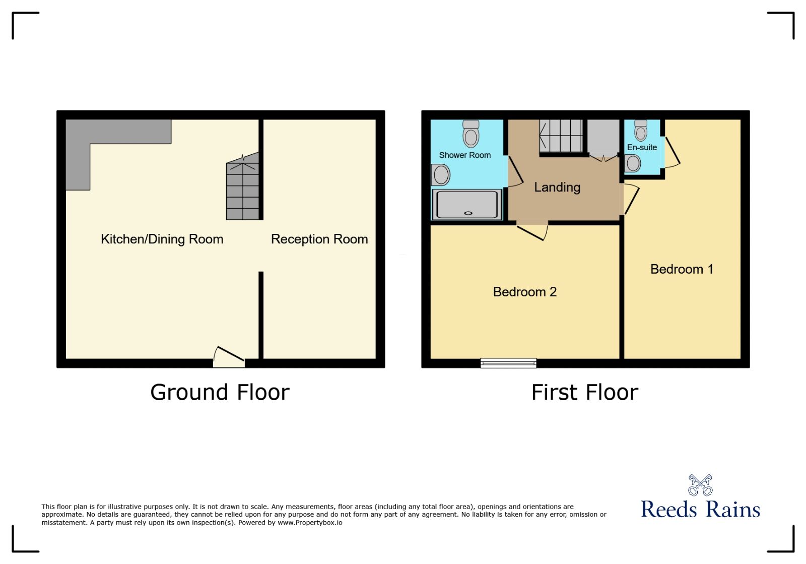 Floorplan of 2 bedroom End Terrace Property to rent, The Village, Stockton on the Forest, North Yorkshire, YO32