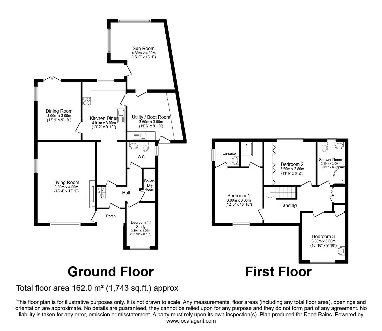 Floorplan of 3 bedroom Detached House to rent, Main Street, Huby, North Yorkshire, YO61