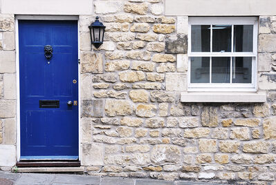 Blue door